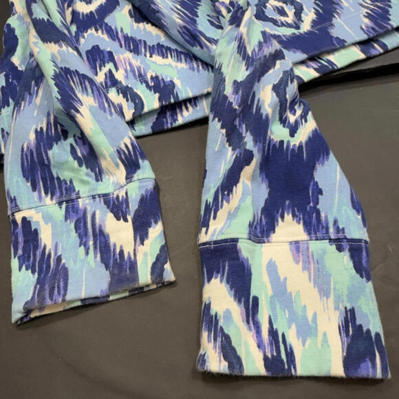 Lilly Pulitzer Preppy Designer Classic Geometric Quarter Zip Popover Small - Picture 14 of 14